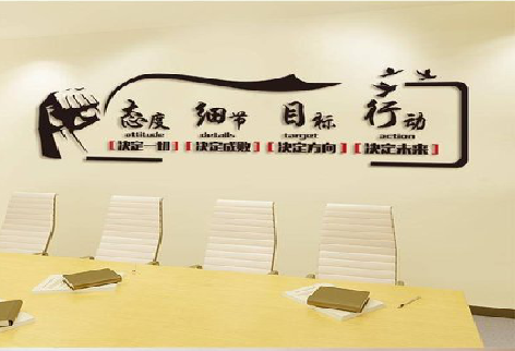 合阳企业文化墙主要展示什么？