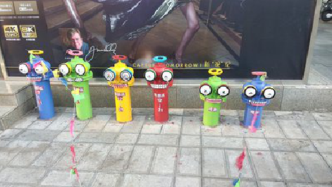 合阳商业区彩绘