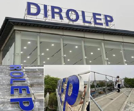 合阳楼顶发光字安装的注意事项。